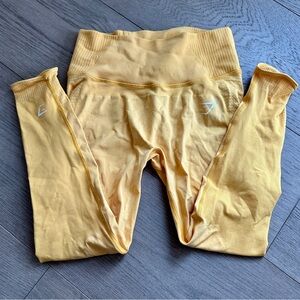 Womens GymShark Yellow Leggings